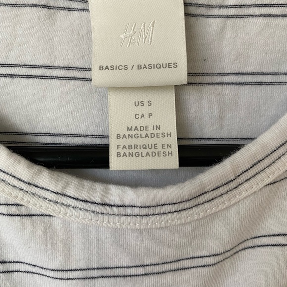 H&M basic striped t-shirt - Picture 3 of 3